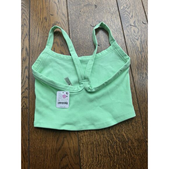 Free People Movement Women's All Clear Cami Bright Jade NWT Size XL - Picture 3 of 4